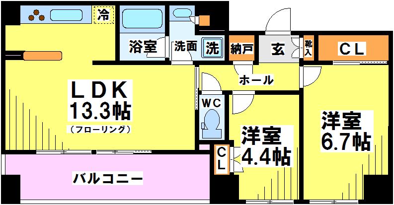 グレーシア調布 間取り