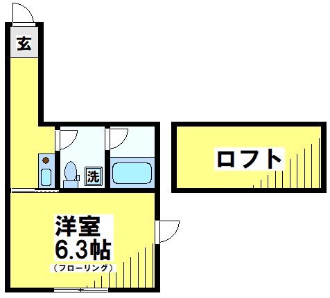 カトルセゾン調布   間取り