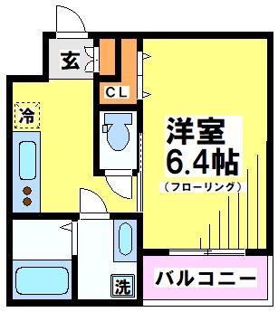 Westen Azalee(ウェストンアザーラ) 203号室 間取り