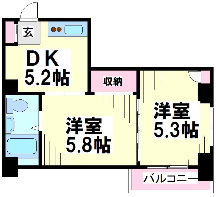 ESPERANZA HATSUDAI 間取り