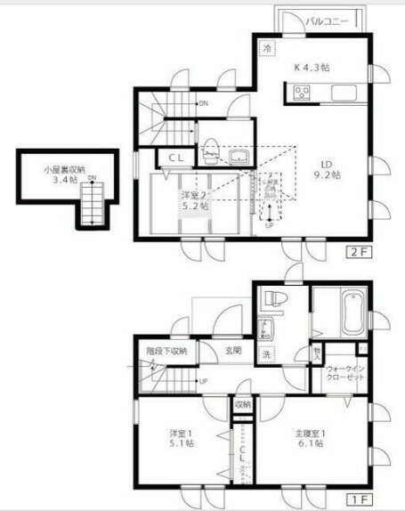 深大寺東町一戸建C棟 間取り