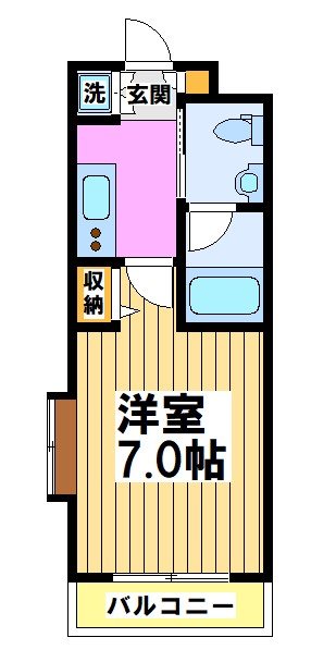 JOY TERRACE SENGAWA 301号室 間取り