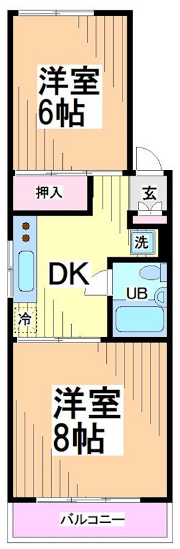 工東フラット 間取り