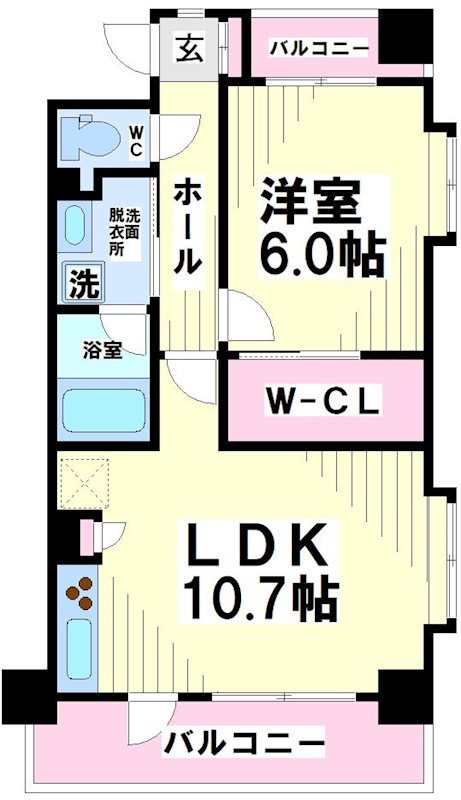エクセレント笹塚 間取り