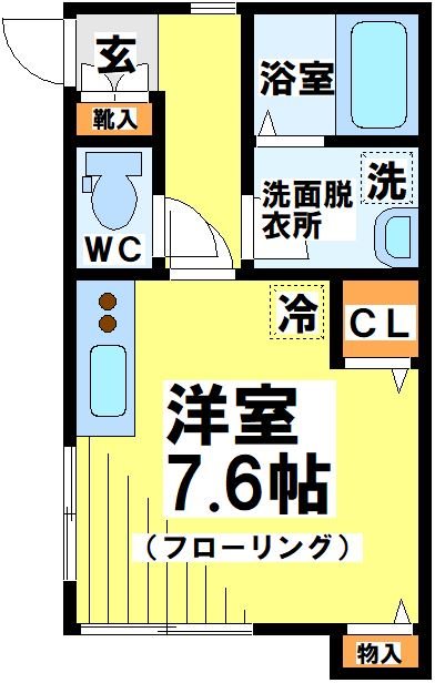 La Casa Verde（ラ　カーサ　ヴェルデ） 201号室 間取り