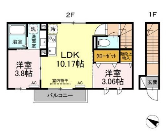 東京都世田谷区北烏山１丁目 間取り
