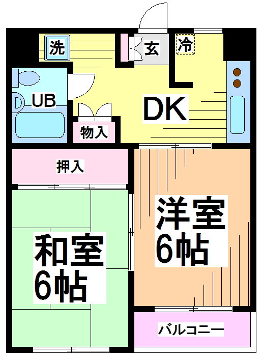 エクラン北沢 間取り