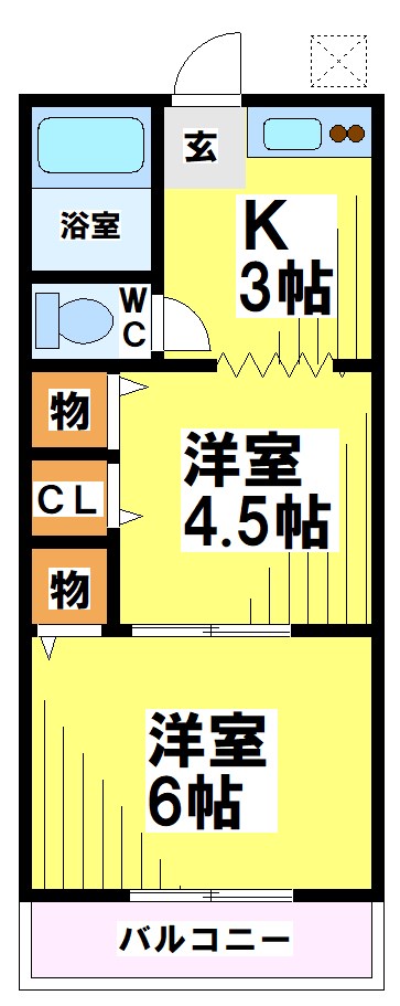 東京都調布市国領町７丁目 間取り