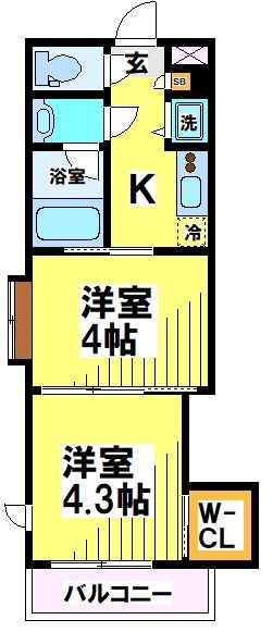 東京都世田谷区南烏山５丁目 間取り