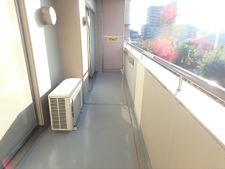 調布パークハウス ベランダ
