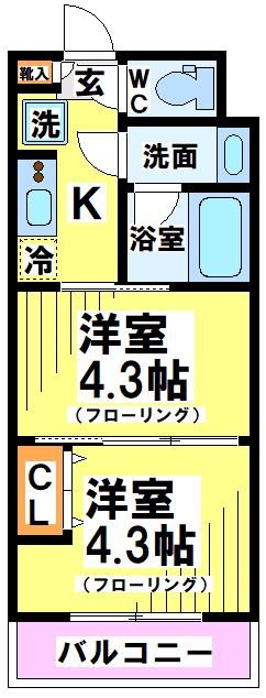 ガーラ・アヴェニュー調布 間取り