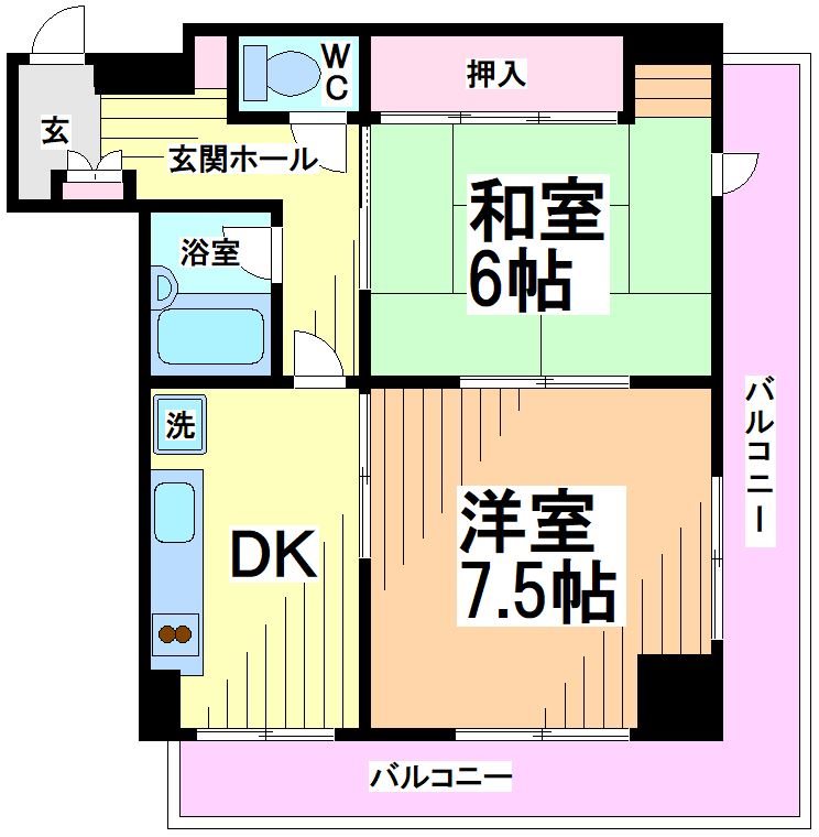 メゾンクレール 間取り