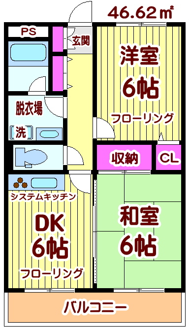 ファインコート西つつじヶ丘 間取り
