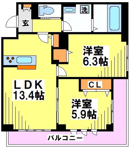 トゥインクル　ヴィータ 間取り
