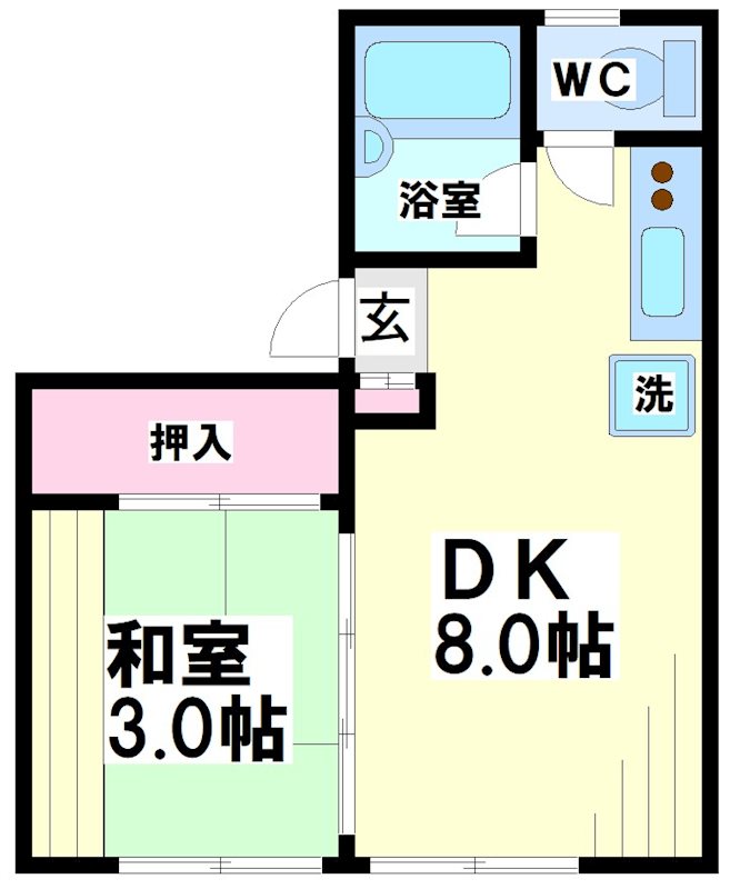 井上アパート 間取り