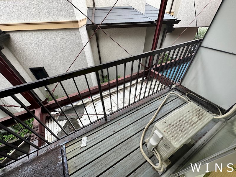 海野ハイツ ベランダ