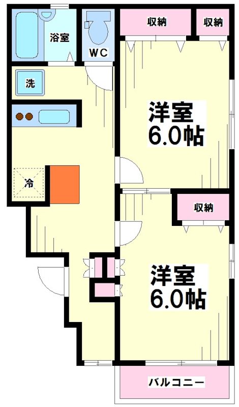 パークハイツ南台 間取り