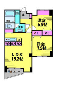 コンフォート双葉 605号室 間取り