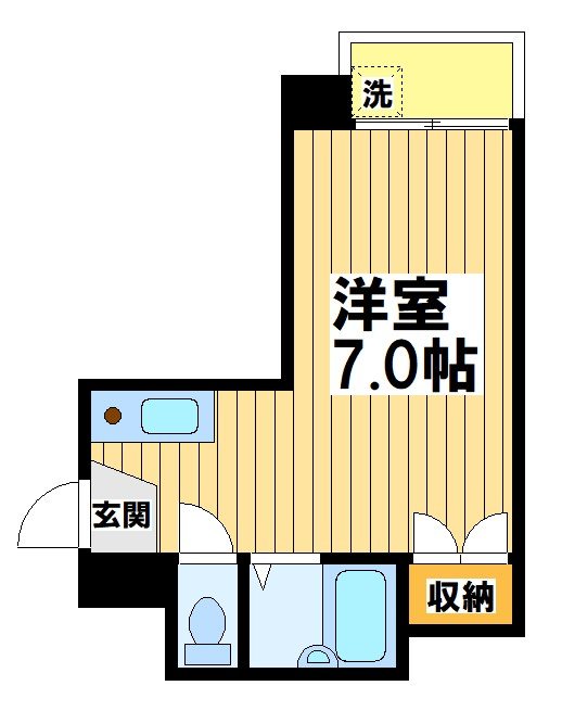 ドゥエリング国領 201号室 間取り