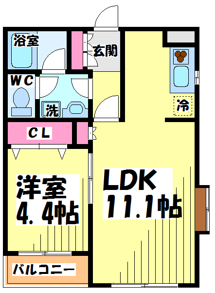 東京都調布市八雲台１丁目 間取り