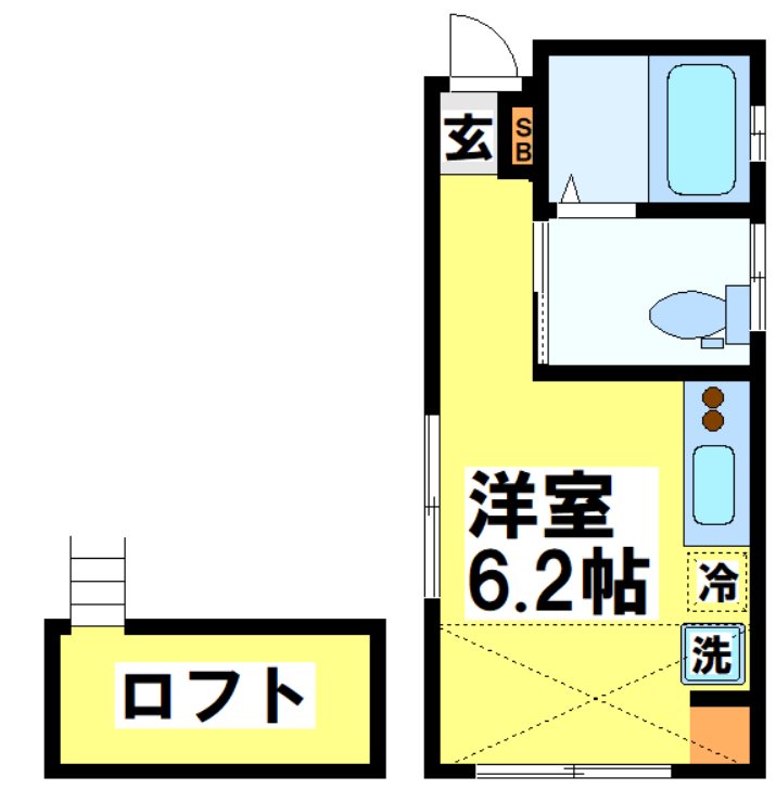 グリーンテラス調布Ｓ 202号室 間取り