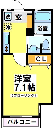 パレ・ド・フルール 間取り