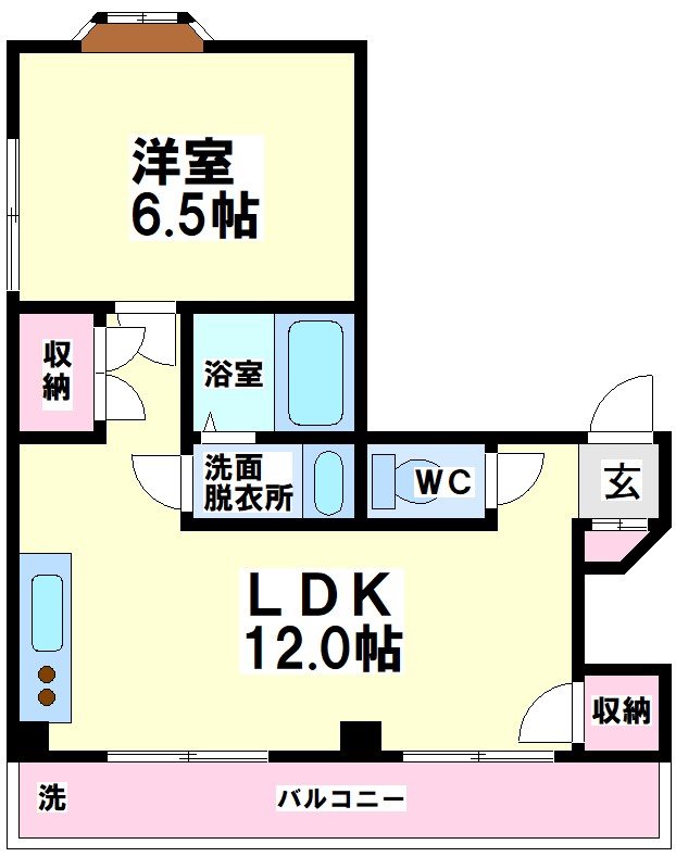 コルムハウス 間取り図