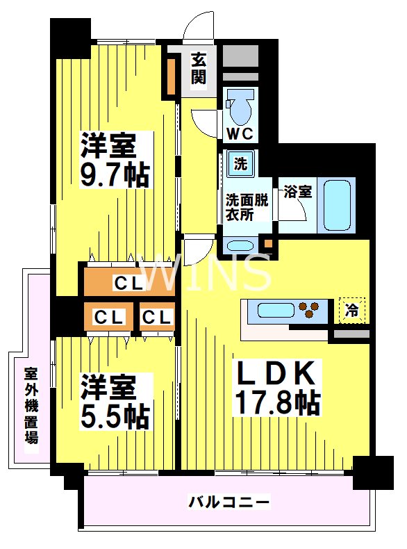 福岡県福岡市博多区吉塚８丁目 間取り