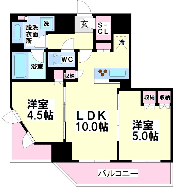 クレストコート世田谷松原 間取り