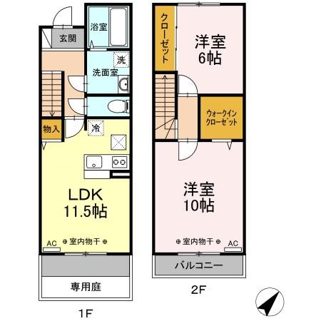 東京都調布市深大寺東町１丁目 間取り