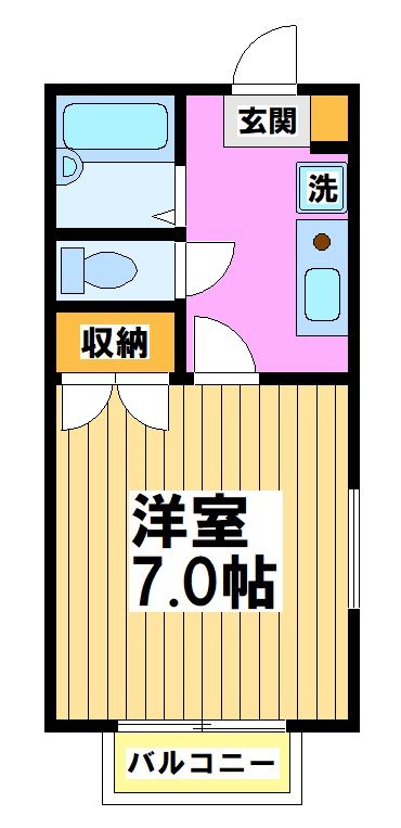 シャンブルC 間取り