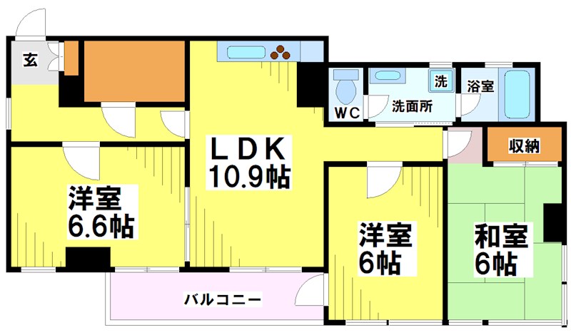 デュアルコート  間取り
