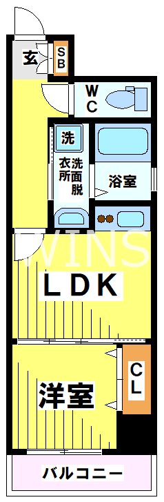 福岡県福岡市中央区薬院２丁目 間取り