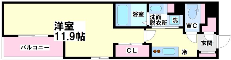 フォセット幡ヶ谷 間取り
