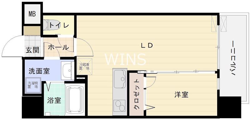 福岡県福岡市中央区今泉１丁目 間取り