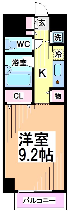 コスモリード幡ヶ谷 間取り