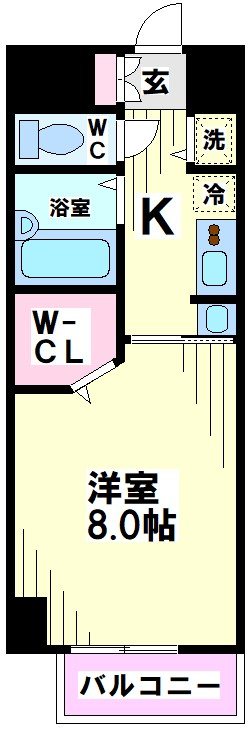 コスモリード幡ヶ谷 間取り