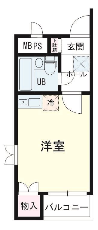 プチ・バレーヌ南台 間取り
