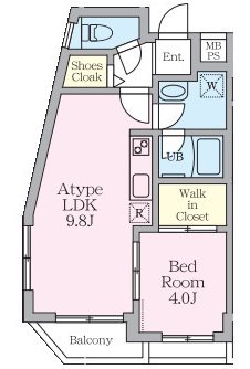 Noble Maison SASAZUKA 間取り図