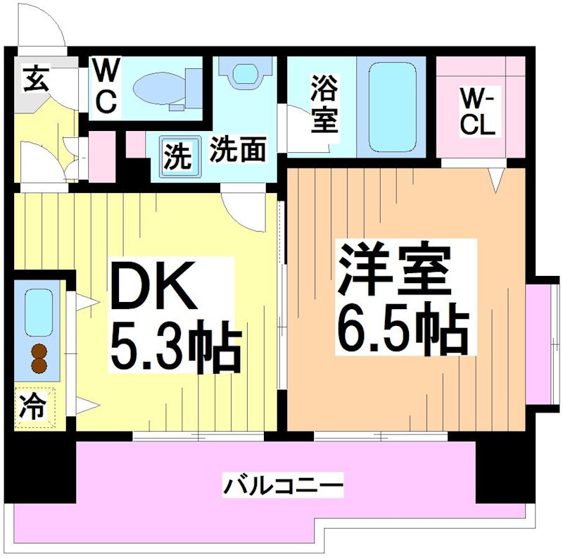 パレステュディオ笹塚 間取り図
