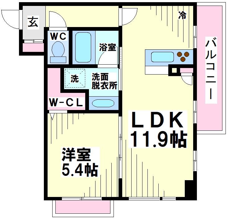 ハイムローゼⅦ 間取り