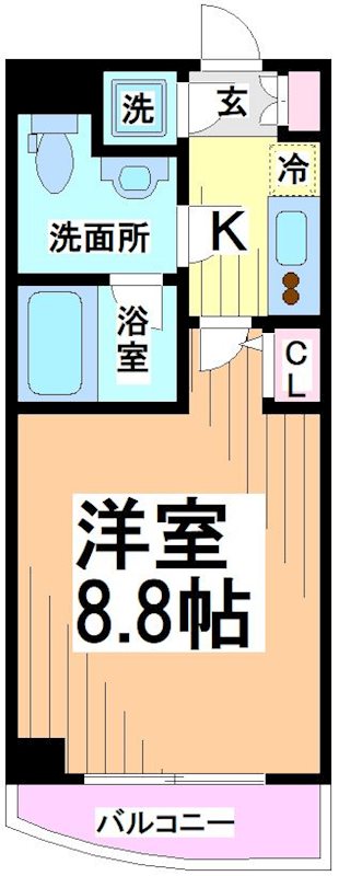 CYNTHIA FOUR-D DAITABASHI 間取り