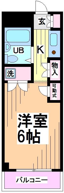 キャッスルマンション笹塚　  間取り
