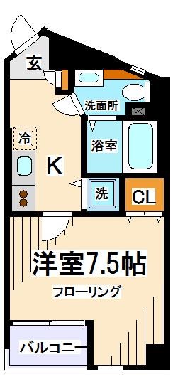 カラーズガーデン桜上水 間取り