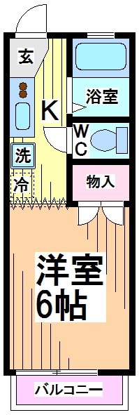 サニーハイツ笹塚 間取り