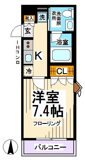 RUSSE桜上水（リュゼ桜上水） 間取り