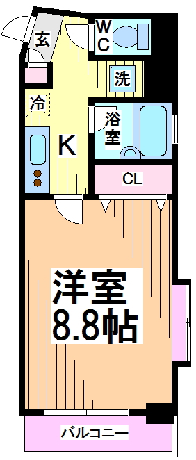 クリエ笹塚　 間取り