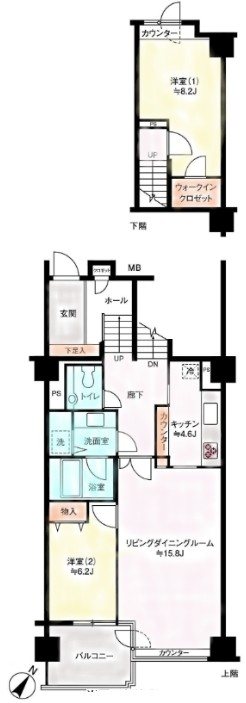参宮橋マンション 間取り
