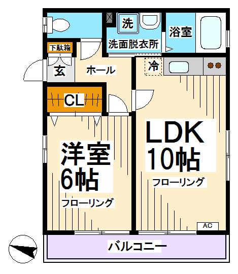 ソレイユ（和泉) 間取り