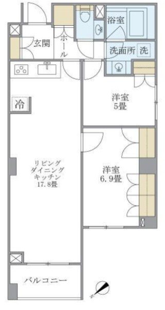 KDXレジデンス西原 間取り